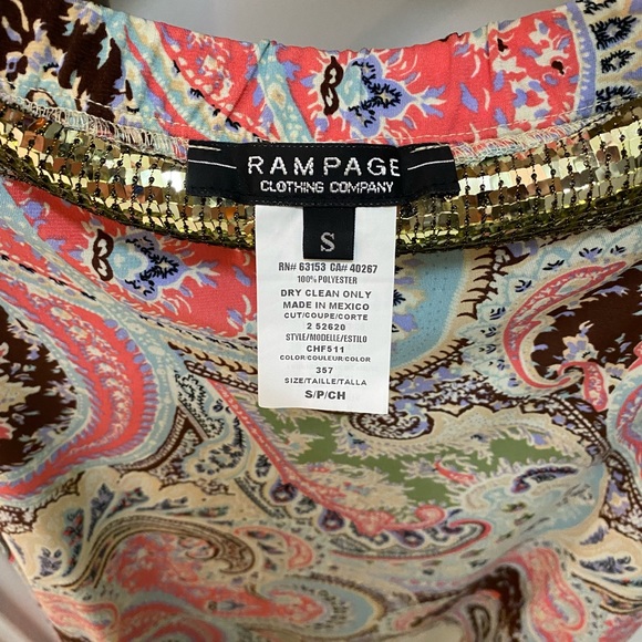 Asymmetrical skirt with sequin waistband. - Picture 2 of 6